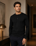 Camiseta Henley Manga Longa Performance - Garda