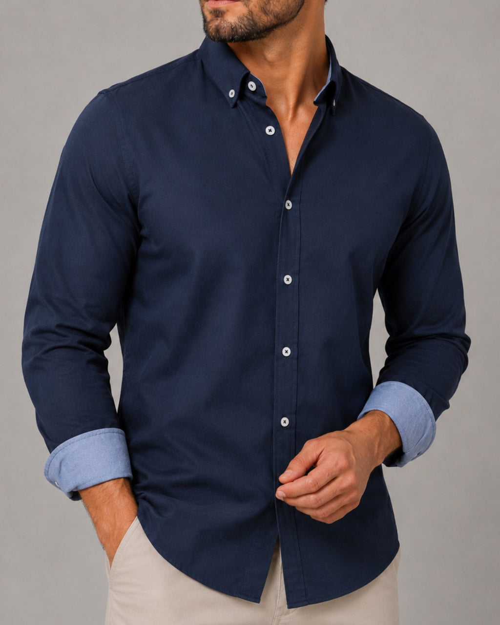 Camisa Oxford Manga Longa - Siena