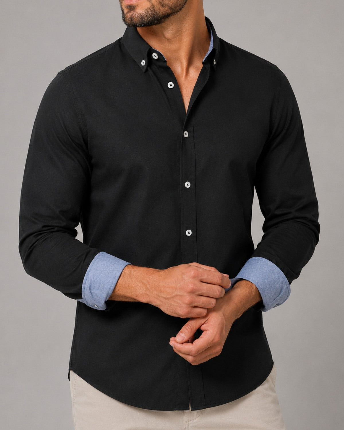 Camisa Oxford Manga Longa - Siena