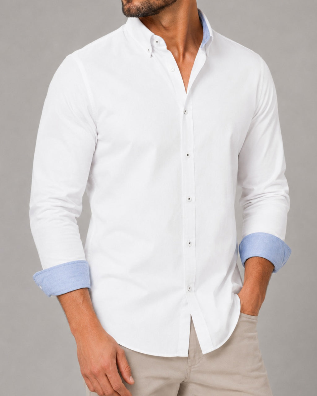 Camisa Oxford Manga Longa - Siena