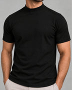 Camiseta de Gola Alta e Manga Curta - Firenze