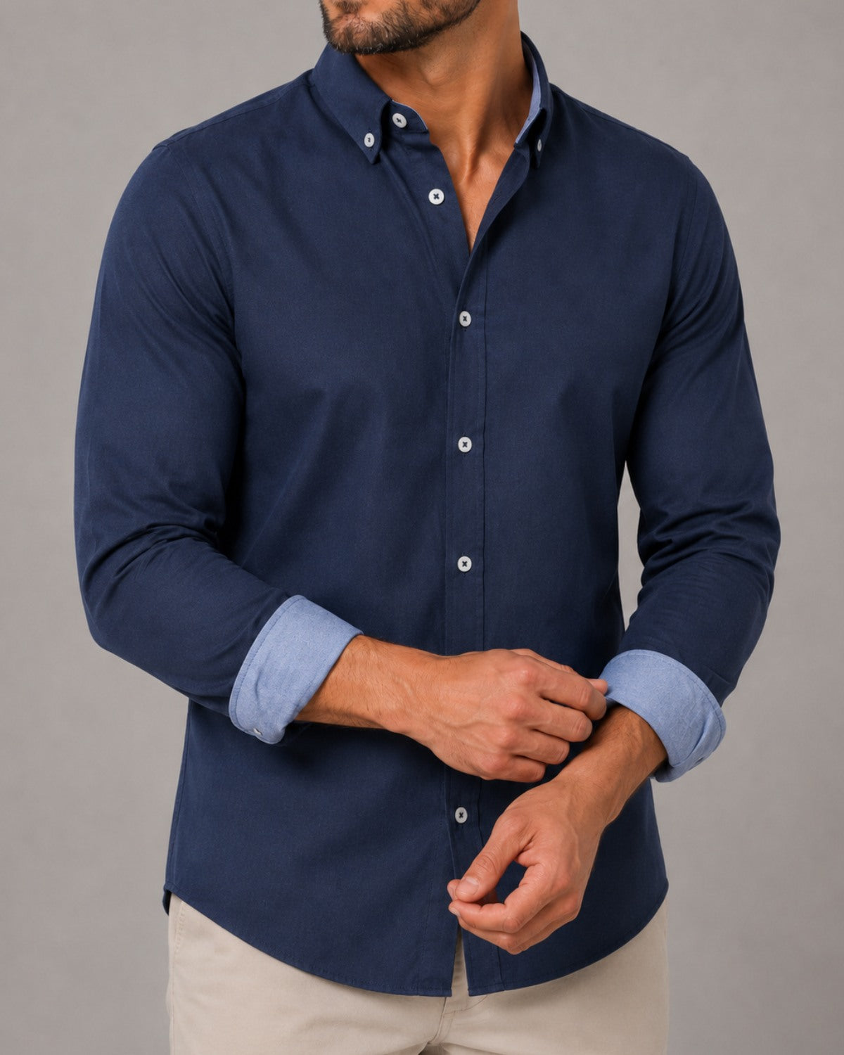 Camisa Oxford Manga Longa - Siena