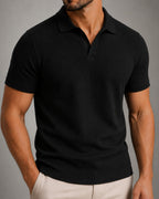 Camisa Polo Texturizada Sem Botões - Ravello
